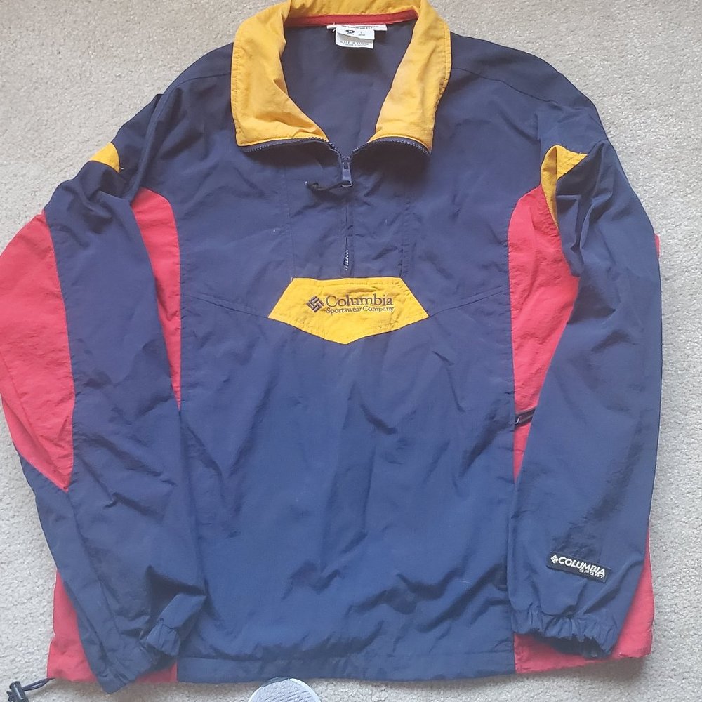 Columbia color block pullover windbreaker
